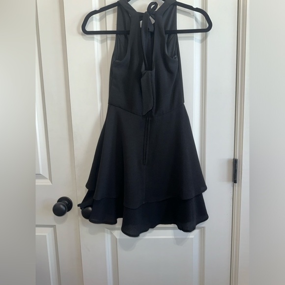 B DARLIN Juniors' Double-Hem A-Line Dress - Picture 7 of 16